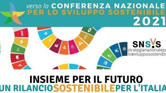 Locandina Conferenza Nazionale Sviluppo Sostenibile
