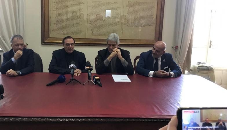conferenza stampa a Benevento Rolle-Mastella